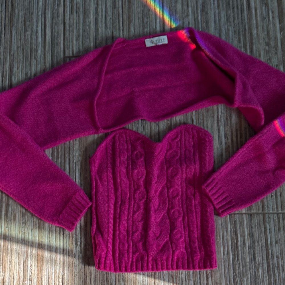 Women's Pink Sweater set